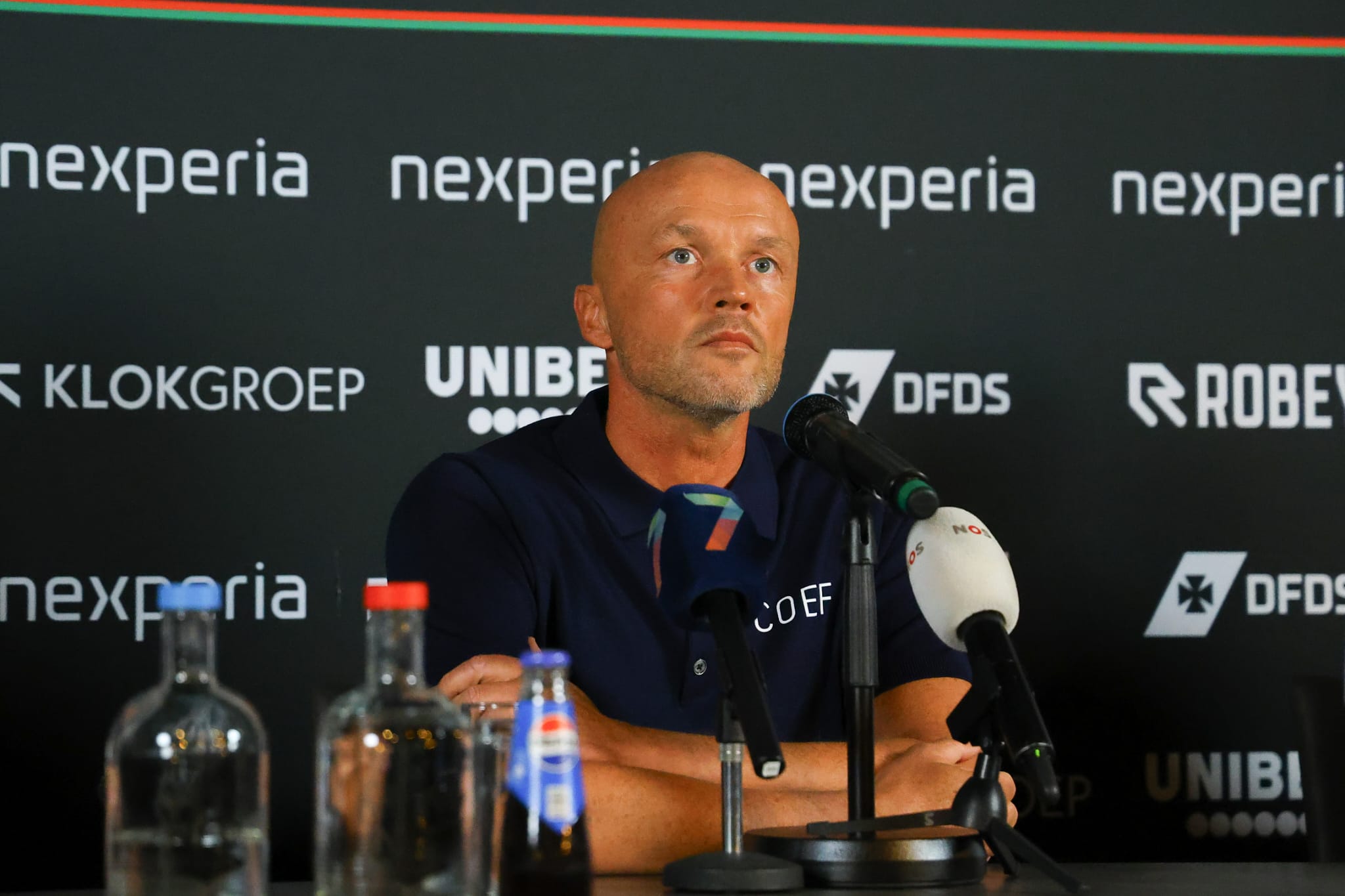 Dit is de technische staf van Dick Schreuder bij NEC