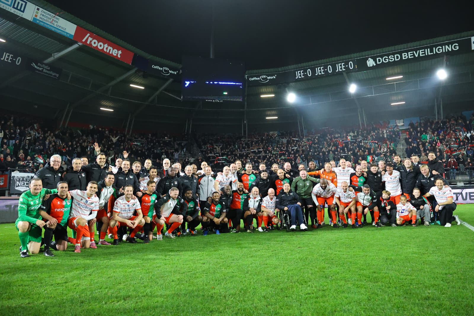 Vuurwerk, historie en afscheid: dit was de jubileumdag van NEC